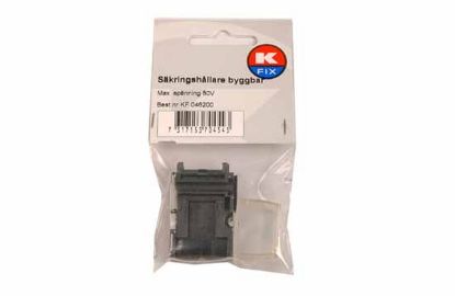 Fuse Holder Lapikkaitsmele, kaanega 6,3x08 klemmühendusega 1tk