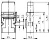 Fuse Holder Lapikkaitsmele, kaanega 6,3x08 klemmühendusega 1tk