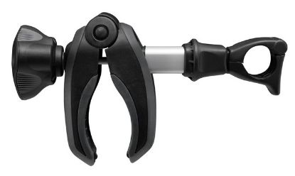 Extension Set, trailer hitch bike carrier Bike Holder 1 with lock + AcuTight Knob (anodised)