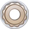 Socket Wrench Insert 1/2" Deep Socket, 12-pt, 24 mm
