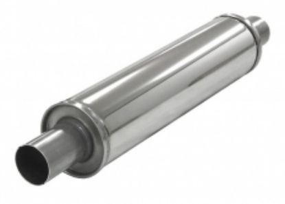 Centre/Rear Muffler Pütt midi 2" RV ümmargune 100mm L=420mm