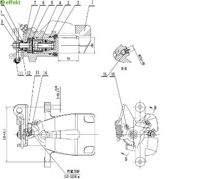 Brake Caliper RENAULT - 44 00 180 01R