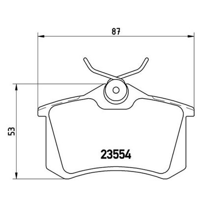 Brake Pad Set, disc brake VAG - 1H0 615 415