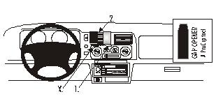 Trim Frame Mitsubishi Montero Sport 97-03