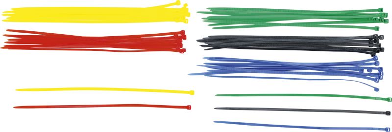 Cable Tie 4.8x300mm Värvilised