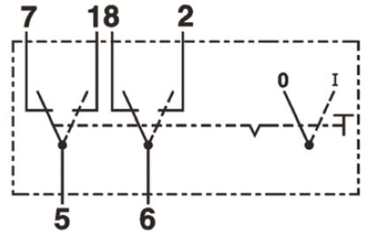 Switch 0-I 12/24V