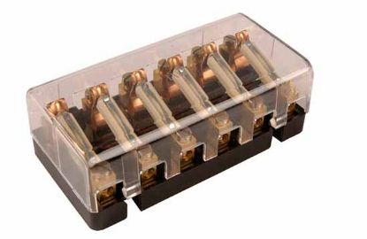 Fuse Holder 6 x 8A kruviühendu