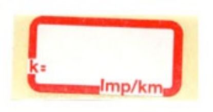 Control Unit, tachograph K-silt (imp/km, pakis 100tk) Control Unit, tachograph K-silt (imp/km, pakis 100tk)