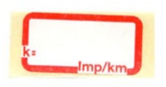 Control Unit, tachograph K-silt (imp/km, pakis 100tk)