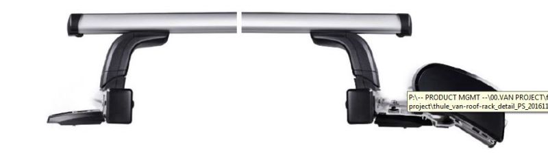 Mounting Set, roof rack TO 6200 s Kinnitus L2H2 Ducato,Boxer
