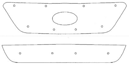 Trim/Protection Strip, radiator grille Kia Ceed 2007-2010