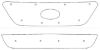 Trim/Protection Strip, radiator grille Kia Ceed 2007-2010
