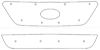 Trim/Protection Strip, radiator grille Kia Ceed 2007-2010