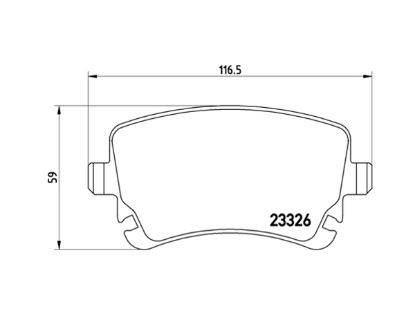 Brake Pad Set, disc brake VAG - 8E0 698 451N