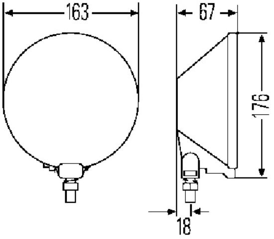 Spotlight Set Ref. 17,5, 12V, H3
