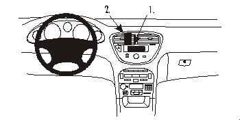 Trim Frame Peugeot 607 01-
