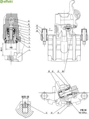 Brake Caliper NISSAN - 44001-AV700