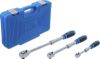 Reversible Ratchet Teleskoopnarred 1/2", 3/8", 1/4"  3tk