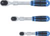 Reversible Ratchet Teleskoopnarred 1/2", 3/8", 1/4"  3tk