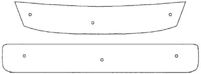 Trim/Protection Strip, radiator grille Skoda Roomster 2011-2015