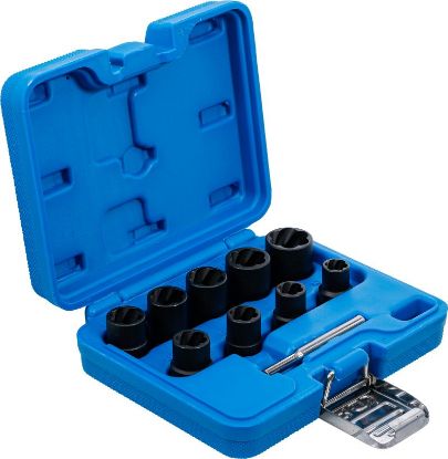 Socket Wrench Insert 10-piece Special Twist Socket Set, 10-19 mm, 3/8"