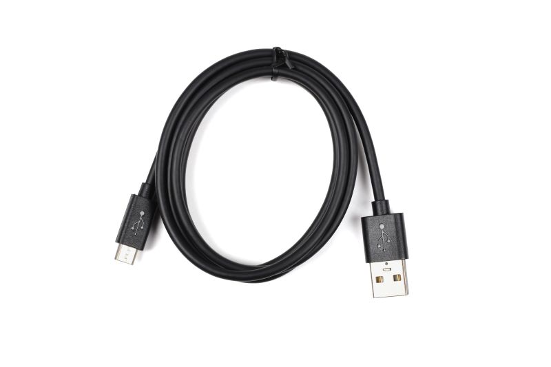 Laadimiskaabel Micro-USB, 1.2m, must