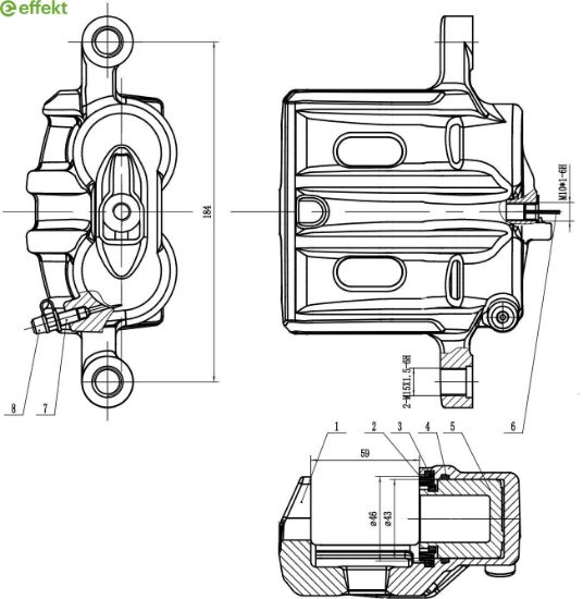 Brake Caliper PSA - 4400.T9