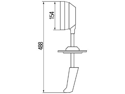 Searchlight H3 12/24V - varrega 488mm.