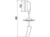 Searchlight H3 12/24V - varrega 488mm.