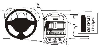 Trim Frame Renault Clio 99-