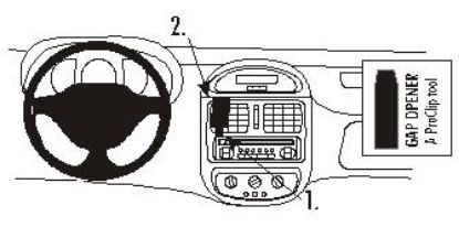 Trim Frame Renault Clio 99-