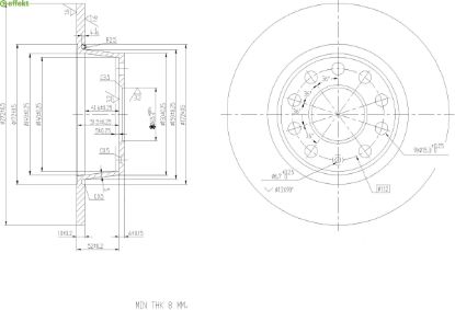Brake Disc VAG - 5Q0 615 601 B