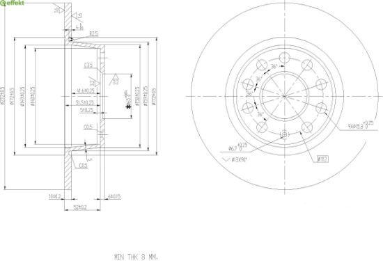 Brake Disc VAG - 5Q0 615 601 B