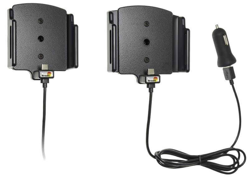 Mobile phone/PDA holder laius 75-89mm, paksus 6-10mm USB-C iPhone 15/15PRO