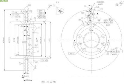 Brake Disc RENAULT - 40 20 600 10R
