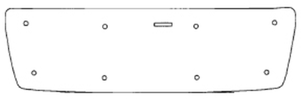 Trim/Protection Strip, radiator grille MB C-klass 1997-2001