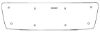 Trim/Protection Strip, radiator grille MB C-klass 1997-2001