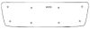 Trim/Protection Strip, radiator grille MB C-klass 1997-2001