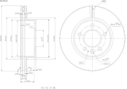 Brake Disc VAG - 2N0 615 301 D