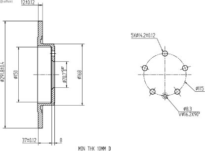 Brake Disc GENERAL MOTORS - 13502138