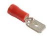 Terminal, electric universal parts plaatpistik 2.8x0.8mm punane