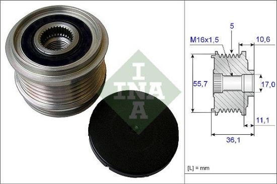 Alternator Freewheel Clutch VOLVO - 30667980