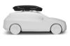 Roof Box (232x92x45cm; 600L), Black Glossy