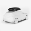 Roof Box (232x92x45cm; 600L), Black Glossy