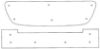 Trim/Protection Strip, radiator grille MB C universaal 2006-