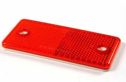Reflector Helkur punane 94x44mm. - RT