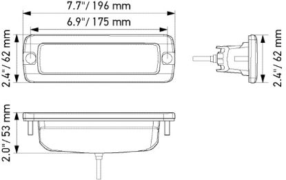 Spotlight LED süvistatav 6" 1600lm