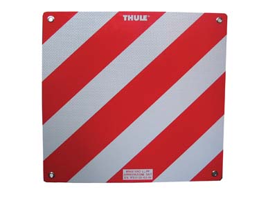 Extension Set, trailer hitch bike carrier Rear Warning Sign - ITAALIA