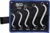 Double Ring Spanner Set 5-piece S-type Ring Spanner Set, 10x11-18x19 mm