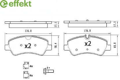 Brake Pad Set, disc brake FORD - 1 916 327